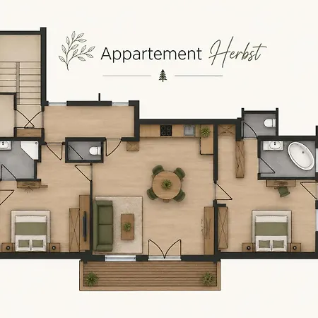 شقة Alpenchalet Vital